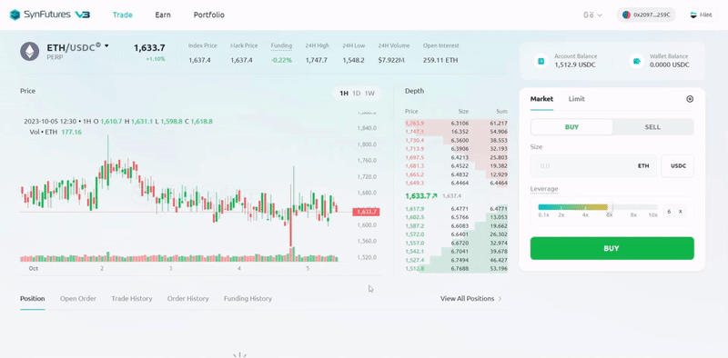 how to provide liquidity on synfutures v3